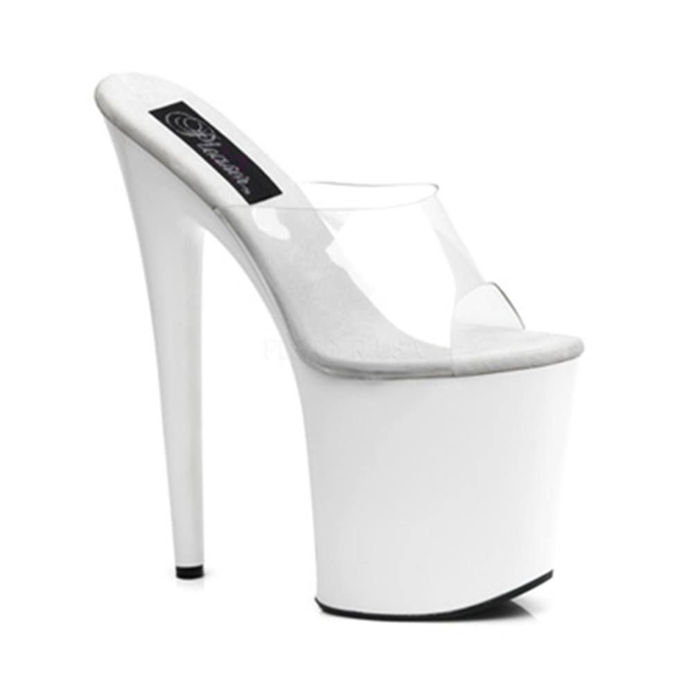 Pleaser - FLAMINGO801 Muiltjes - Paaldans schoenen - Wit Product image
